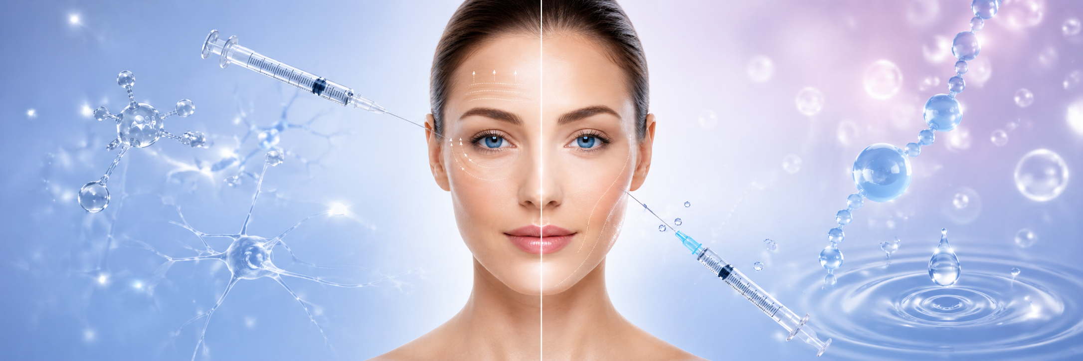 Botox vs. Ácido hialurónico: diferencias